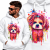 BLUZA Z KAPTUREM  ZWIERZĘTA   SHIH TZU